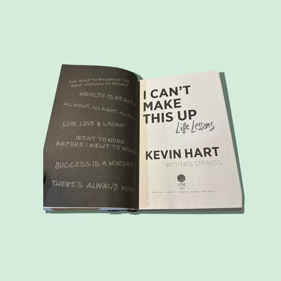 I Can't Make This‎ Up : Life Lessons by Kevin Hart (2017, Hardcover) - Picture 3 of 6